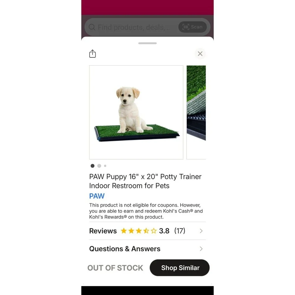 Indoor Training Pad For Pets By PETMAKER. Cleanable And Reusable